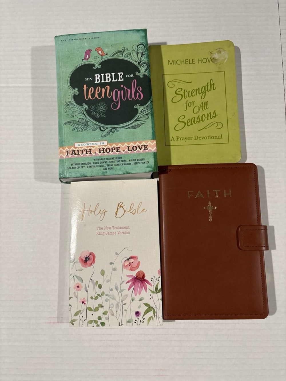 Faith Brown Leather Journal Cover - Brown Faith Bible Case